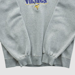 Minnesota Vikings Majestic 2000s Pullover Sweatshirt - Heather Gray Vintage outlet