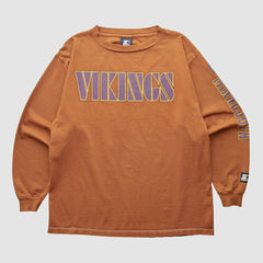 Minnesota Vikings Starter 90s Long Sleeve T-shirt - Clay Vintage online