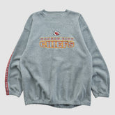 Kansas City Chiefs Active 2000s Pullover Sweatshirt - Gray Vintage cheap