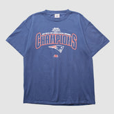 New England Patriots NFL 2004 T-shirt - Blue Vintage outlet