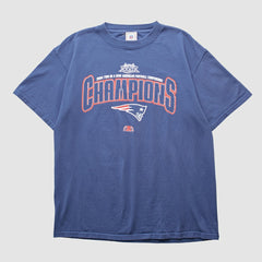 New England Patriots NFL 2004 T-shirt - Blue Vintage outlet