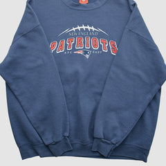 New England Patriots NFL 2000s Pullover Sweatshirt - Navy Vintage online