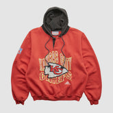 Kansas City Chiefs Pro Line 90s Hooded Pullover Sweatshirt - Red Vintage discount