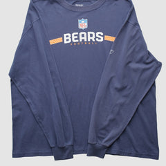 Chicago Bears Reebok 2000s Long Sleeve T-shirt - Navy Vintage on sale