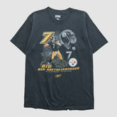 Ben Roethlisberger Reebok 2000s T-shirt - Black Vintage discount