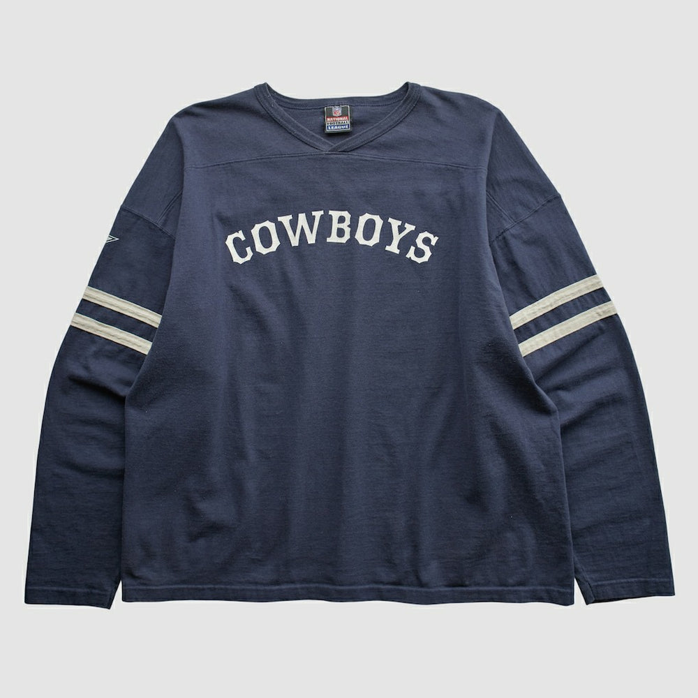Dallas Cowboys NFL 2000s Long Sleeve T-shirt - Navy Vintage on sale