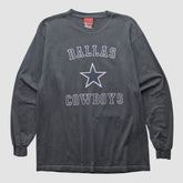 Dallas Cowboys Reebok 2000s Long Sleeve T-shirt - Charcoal Vintage outlet