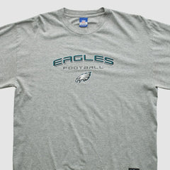 Philadelphia Eagles Reebok 2000s Long Sleeve T-shirt - Heather Gray Vintage cheap
