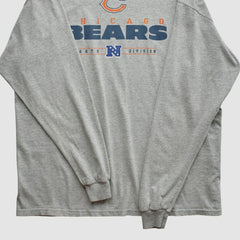 Chicago Bears 2010s Long Sleeve T-shirt - Heather Gray Vintage discount