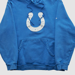 Indianapolis Colts Reebok 2000s Hooded Pullover Sweatshirt - Blue Vintage on sale