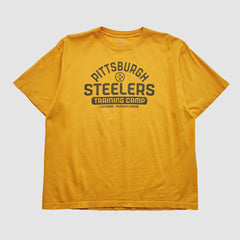 Pittsburgh Steelers Reebok 2000s T-shirt - Yellow Vintage sale