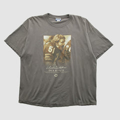 Dick Butkus Reebok 2000s T-shirt - Tan Vintage for sale