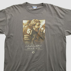 Dick Butkus Reebok 2000s T-shirt - Tan Vintage for sale