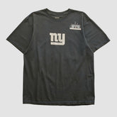 New York Giants Reebok 2010 T-shirt - Black Vintage sale