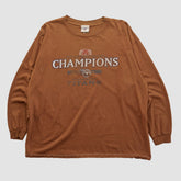 Tennessee Titans NFL 2002 Long Sleeve T-shirt - Clay Vintage cheap