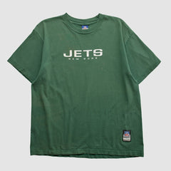 New York Jets Reebok 2000s T-shirt - Green Vintage on sale