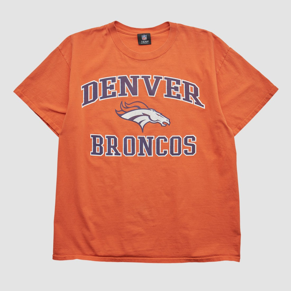 Denver Broncos NFL 2010s T-shirt - Orange Vintage sale