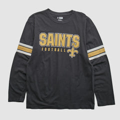 New Orleans Saints NFL 2010s Long Sleeve T-shirt - Black Vintage sale