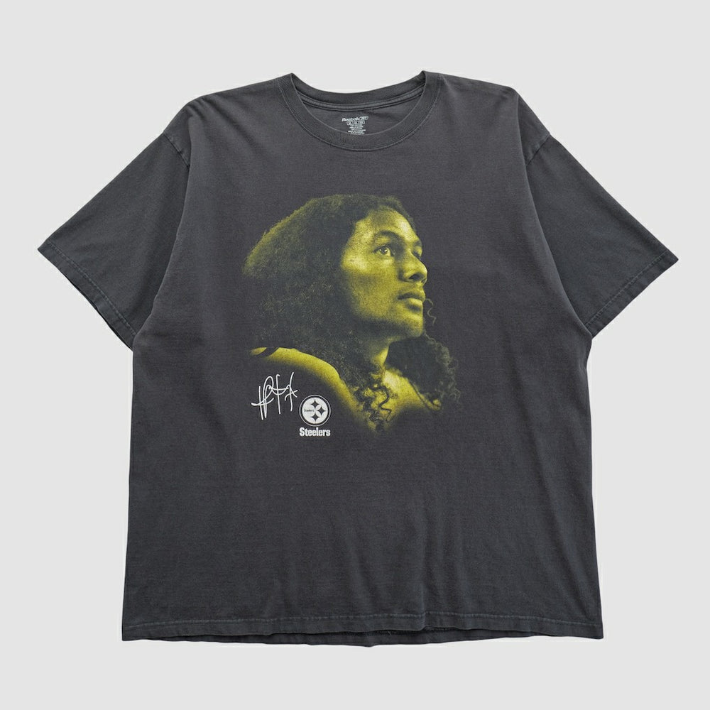 Pittsburgh Steelers Reebok 2000s T-shirt - Black Vintage on sale