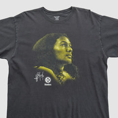 Pittsburgh Steelers Reebok 2000s T-shirt - Black Vintage on sale