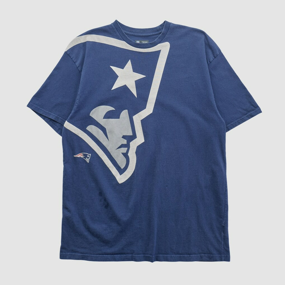 New England Patriots NFL 2000s T-shirt - Navy Vintage sale