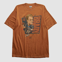 Tom Brady Reebok 2000s T-shirt - Orange Vintage cheap