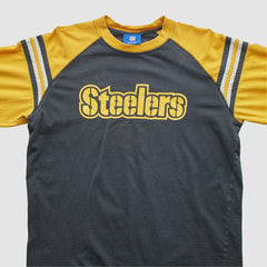 Pittsburgh Steelers Reebok 2000s Long Sleeve T-shirt - Black Vintage discount