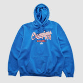 Chicago Cubs MLB Genuine Merchandise 2016 Hooded Pullover Sweatshirt - Blue Vintage