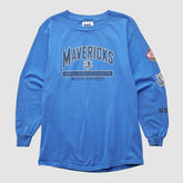 Dallas Mavericks CSA 2000s Long Sleeve T-shirt sale - Blue Vintage | Vintage shop