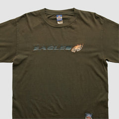 Philadelphia Eagles Reebok 2000s Long Sleeve T-shirt - Brown Vintage on sale