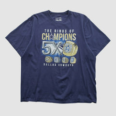 Dallas Cowboys Cowboys Authentic Apparel 2000s T-shirt - Navy Vintage discount