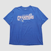 New York Giants Reebok 2008 T-shirt - Blue Vintage on sale