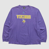 Minnesota Vikings NFL 2010s Long Sleeve T-shirt - Purple Vintage discount