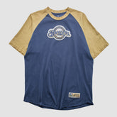 Milwaukee Brewers MLB Genuine Merchandise 2000s T-shirt - Navy Vintage