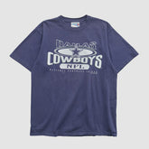 Dallas Cowboys Chalk Line 1996 T-shirt - Navy Vintage sale