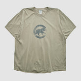 Chicago Cubs MLB Genuine Merchandise 2000s T-shirt - Tan Vintage