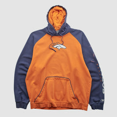 Denver Broncos Reebok 2000s Hooded Pullover Sweatshirt - Orange Vintage outlet
