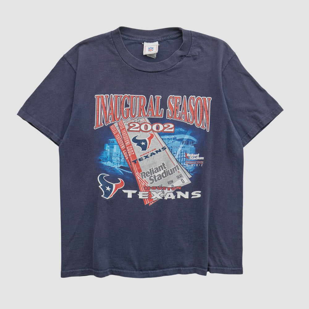 Houston Texans NFL 2002 T-shirt - Navy Vintage sale