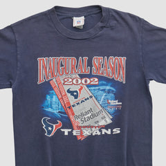 Houston Texans NFL 2002 T-shirt - Navy Vintage sale