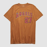 Los Angeles Angels Majestic 2000s T-shirt - Clay Vintage