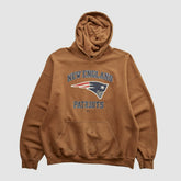 New England Patriots NFL 2000s Hooded Pullover Sweatshirt - Clay Vintage sale