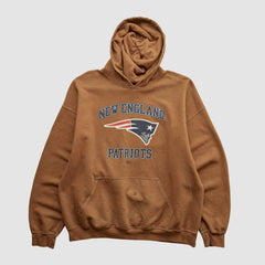 New England Patriots NFL 2000s Hooded Pullover Sweatshirt - Clay Vintage sale