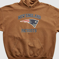 New England Patriots NFL 2000s Hooded Pullover Sweatshirt - Clay Vintage sale
