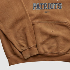 New England Patriots NFL 2000s Hooded Pullover Sweatshirt - Clay Vintage sale