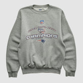 New England Patriots Lee Sport 2002 Pullover Sweatshirt - Heather Gray Vintage outlet