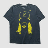 Pittsburgh Pirates 2010s T-shirt - Black Vintage | Nike