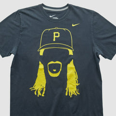 Pittsburgh Pirates 2010s T-shirt - Black Vintage | Nike