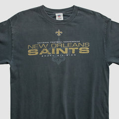 New Orleans Saints NFL 2010s Long Sleeve T-shirt - Black Vintage sale
