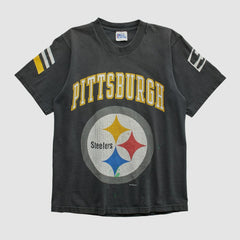 Pittsburgh Steelers Pro Player 90s T-shirt - Black Vintage cheap