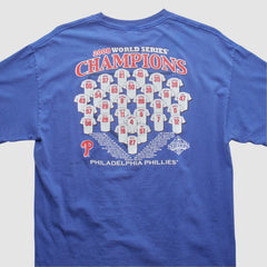 World Series Champions Majestic 2008 T-shirt - Blue Vintage